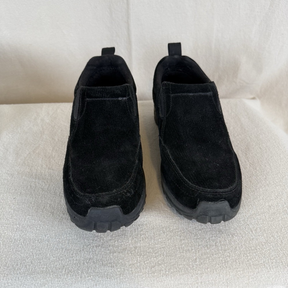 Cabela's Black Suede Slip On Shoes‎ Thinsulate Insulation 82-3452 Women's 9.5M
